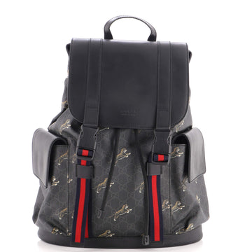 Gucci Double Pocket Buckle Backpack