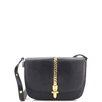 Gucci Sylvie Shoulder Bag Lizard Small