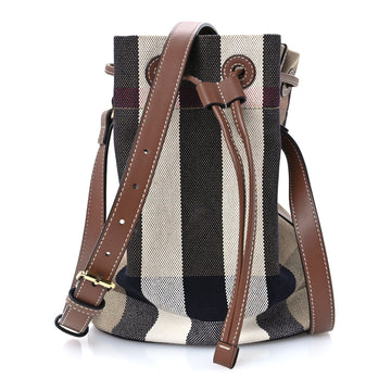 Burberry Giant Check Canvas Small Bucket
