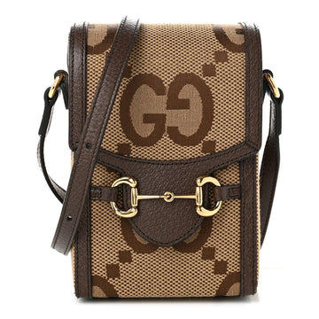 Gucci Jumbo Gg Textured Dollar Calfskin