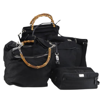 Gucci Bamboo Jackie Shoulder Bag Nylon