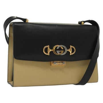 Gucci Horsebit Zumi Shoulder Bag Leather
