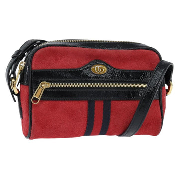 Gucci Sherry Line Shoulder Bag Suede