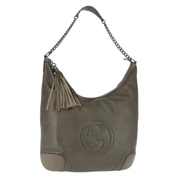 Gucci Soho Chain Shoulder Bag Leather