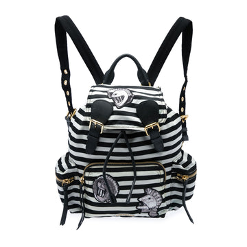 Burberry Medium Striped Nylon Runway