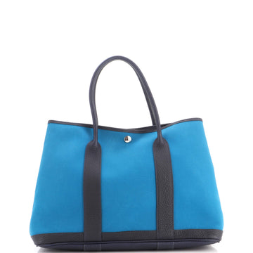 Hermes Garden Party Tote Toile And