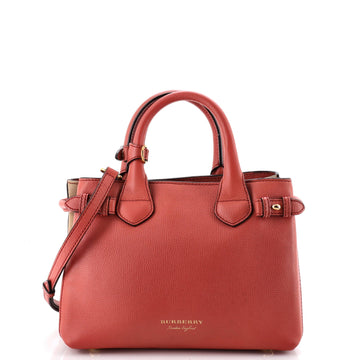 Burberry Banner Tote Leather And House