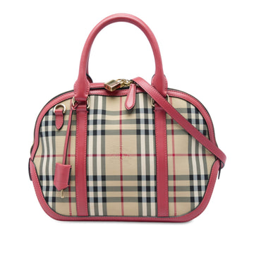 Burberry Small Haymarket Check Nylon