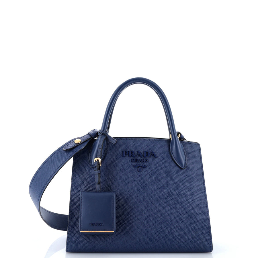 Prada Monochrome Tote Saffiano With City