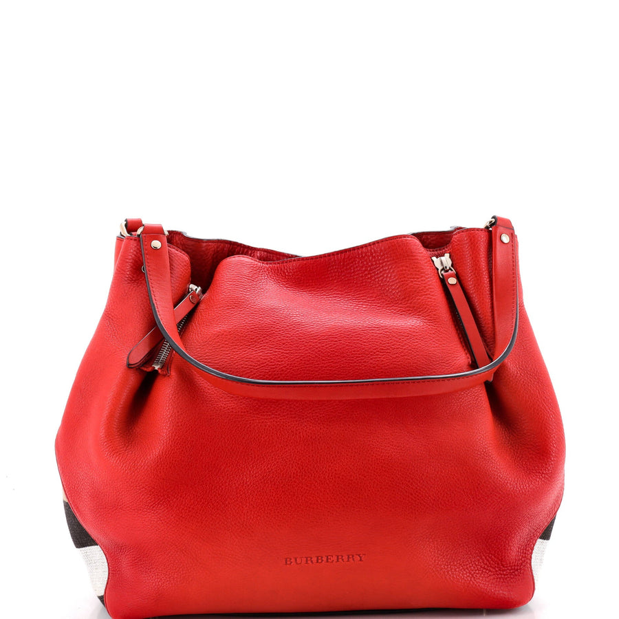 Burberry Maidstone Tote Leather And