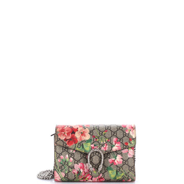 Gucci Dionysus Chain Wallet Blooms Print
