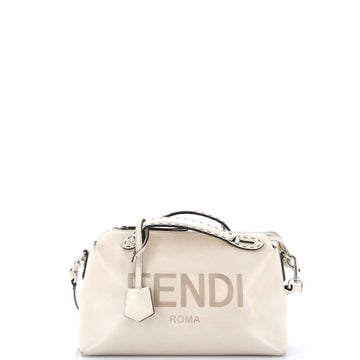 Fendi Logo By The Way Satchel Embossed