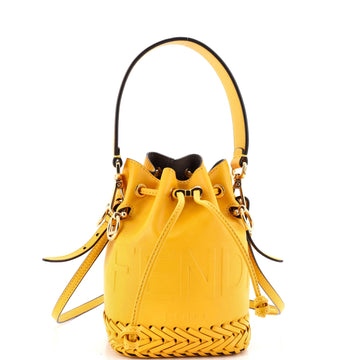 Fendi Mon Tresor Bucket Bag Leather With