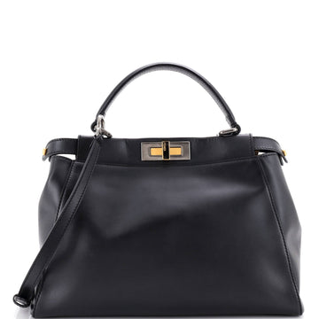 Fendi Peekaboo Bag Rigid Leather Regular