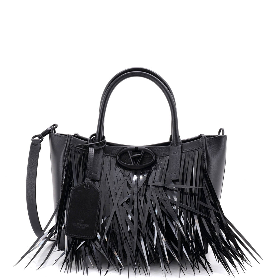 Valentino Garavani Vlogo Fringe Tote