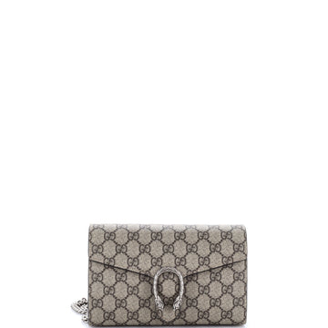 Gucci Dionysus Chain Wallet Gg Coated