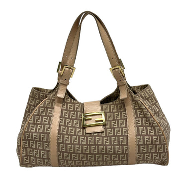Fendi Zucchino Brown Cream Beige