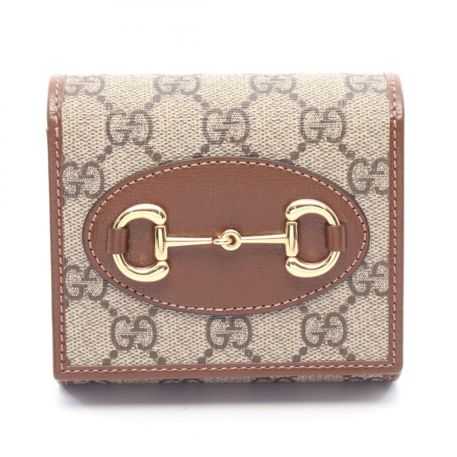 Gucci Horsebit Gg Supreme Bi-Fold Wallet