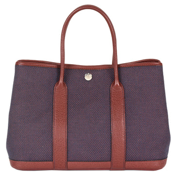 Hermes Garden Party Tote Toile And