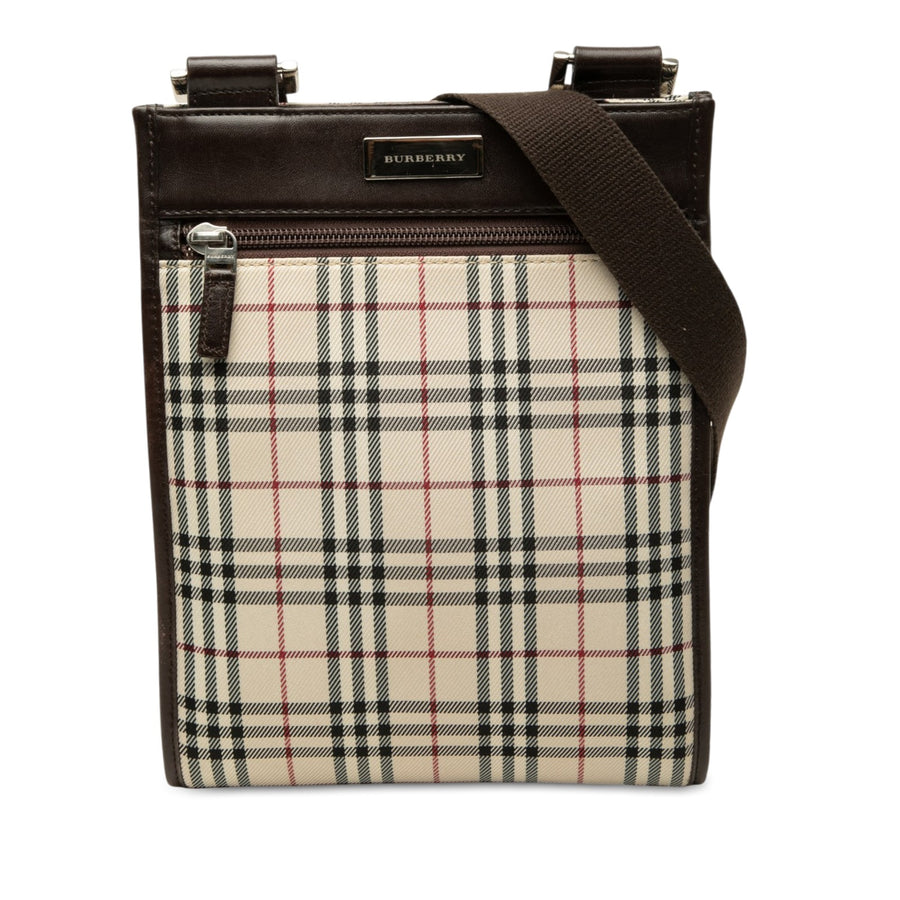 Burberry House Check Canvas Crossbody