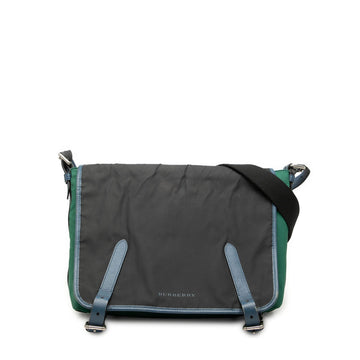 Burberry Large Tricolor Nylon And
