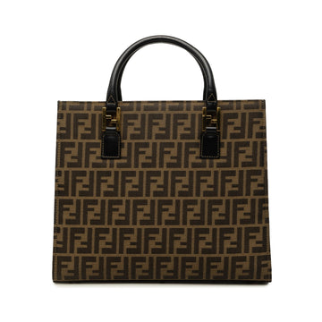 Fendi Zucca Canvas Tote Pre-Loved Brown