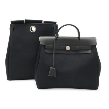 Hermes Herbag A Dos Backpack Toile