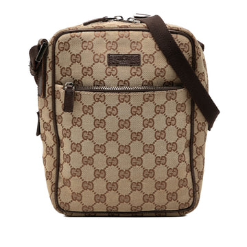 Gucci Gg Canvas Crossbody Pre-Loved Bag