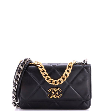 Chanel 19 Wallet On Chain Quilted