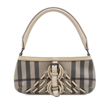 Burberry Smoke Check Coated Canvas