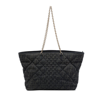 Fendi Medium Quilted Zucca Canvas Chain