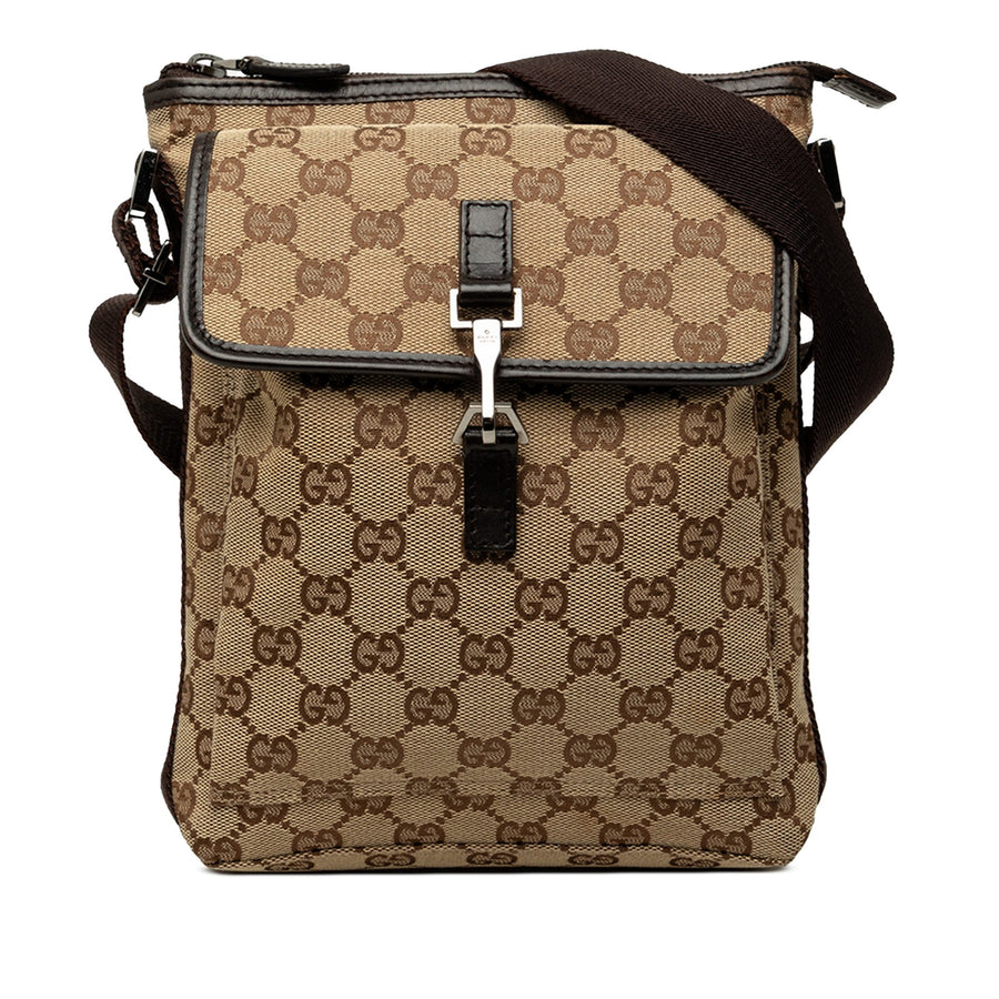 Gucci Gg Canvas Jackie Crossbody Pre-