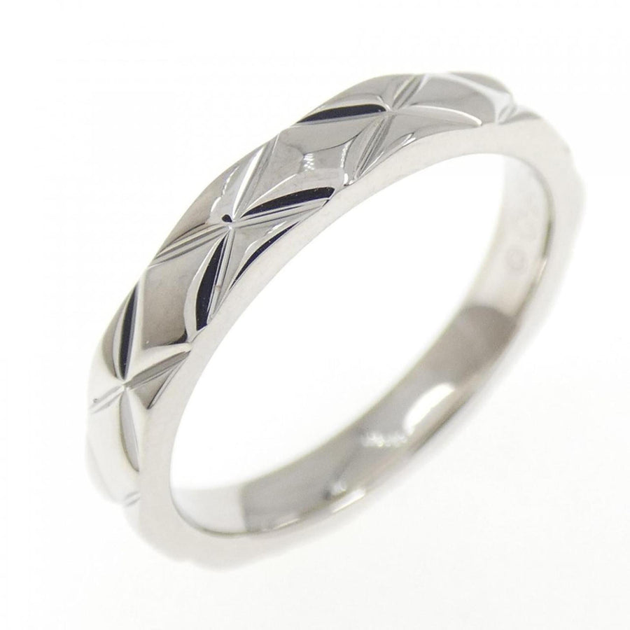 Chanel Matelassé Ring Platinum