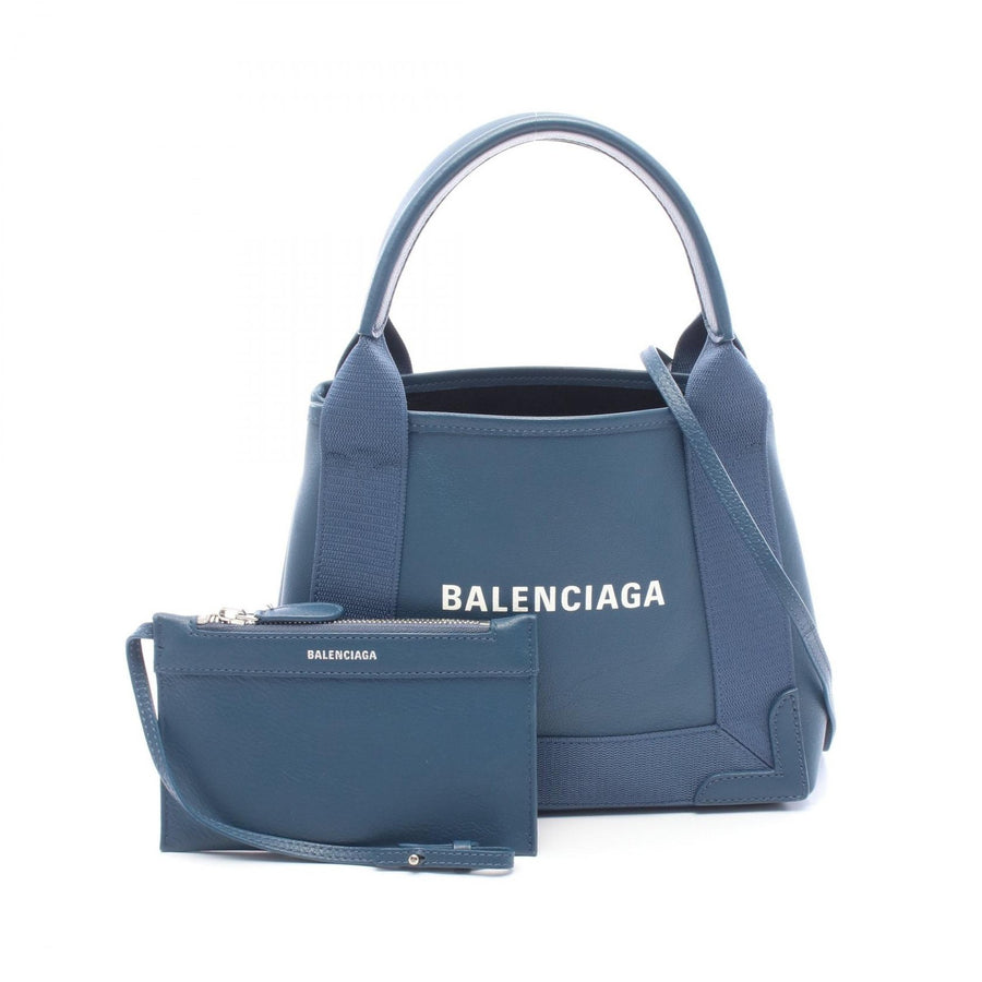 Balenciaga Navy Cabas Xs Shoulder