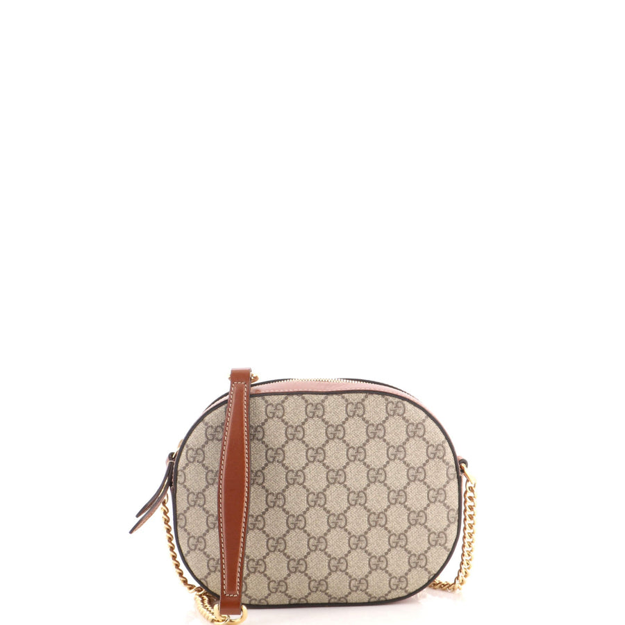 Gucci Chain Crossbody Bag Gg Coated