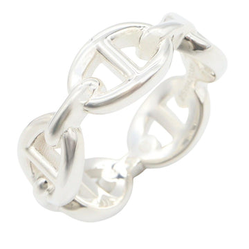 Hermes Enchainee Pm Ring Silver Preowned