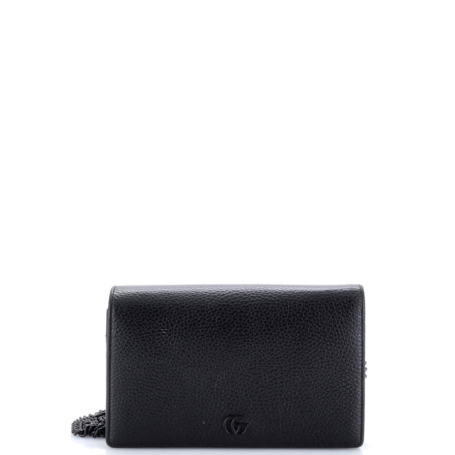 Gucci Petite Gg Marmont Chain Wallet