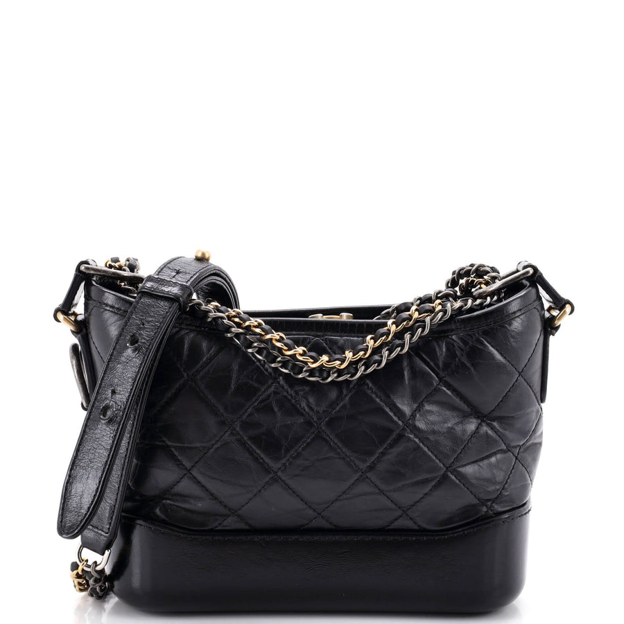 Chanel Gabrielle Hobo Quilted Aged