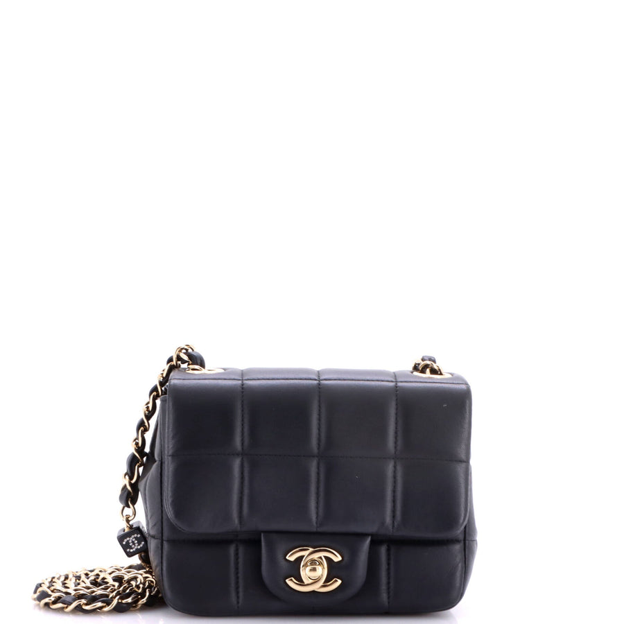 Chanel Monacoco Logo Blocks Square Flap