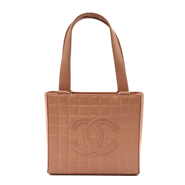 Chanel Choco Bar Tote And Shoulder Bag
