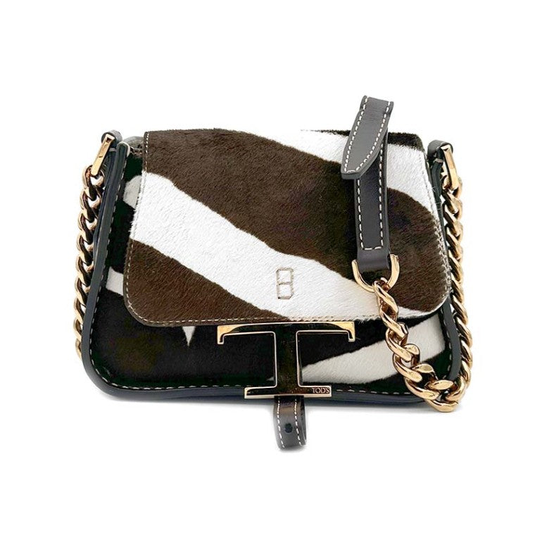 Tod's Calfskin Chain Crossbody Bag