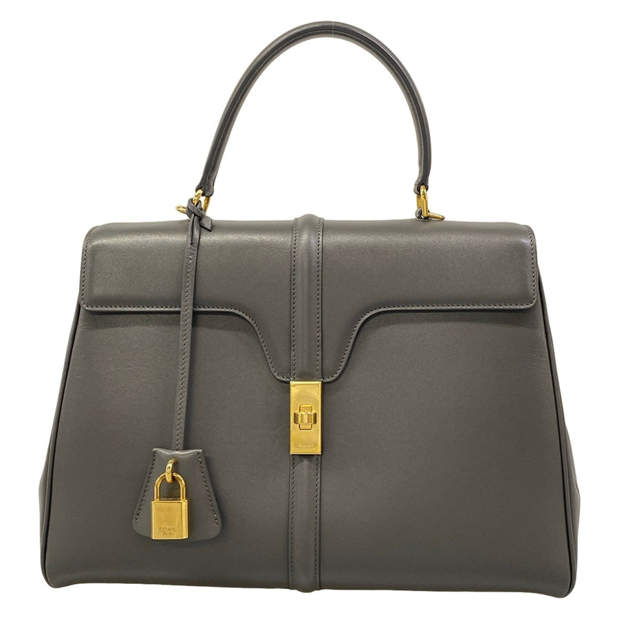 Celine 16(Sez) Medium Gray Calf Skin