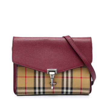 Burberry Small Leather And House Check