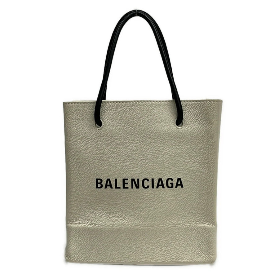 Balenciaga Shopping Tote Xxs White Black
