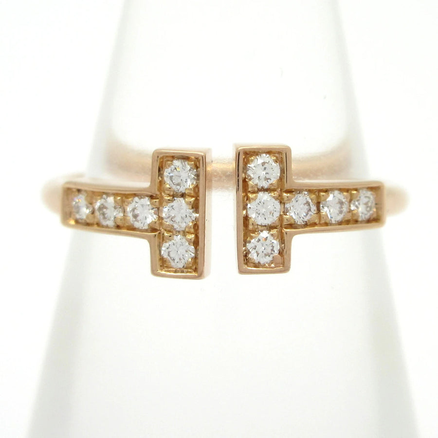 Tiffany&Co. T Wire 18K Rose Gold Diamond