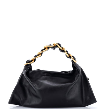 Burberry Swan Hobo Leather Small