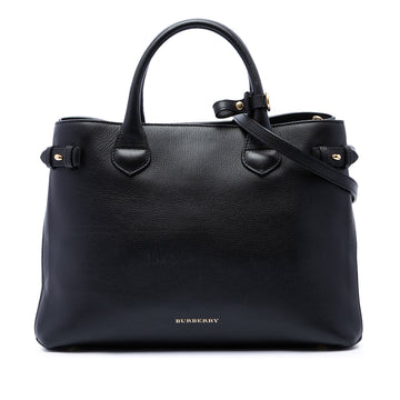 Burberry Banner Tote Leather And House