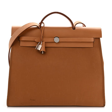 Hermes Toile Vache Hunter Herbag Zip 39