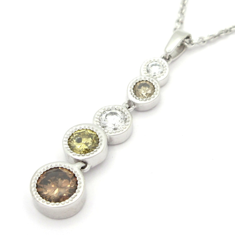 De Beers 18K White Gold Diamond Multi