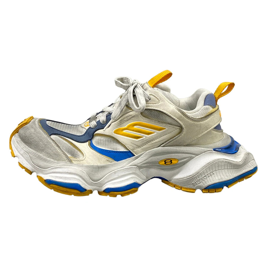 Balenciaga White Blue Gray Dark Yellow